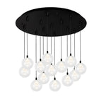 Bolla 25-in Black 13-Light Multi Pendant