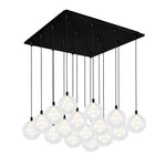 Bolla 21-in Black 16-Light Multi Pendant