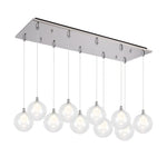 Bolla 29-in Chrome 10-Light Multi Pendant