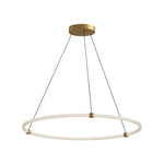 Bruni 40-in Brushed Gold LED Pendant