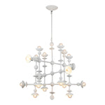 Cadence 29-in Antique White 18 Lights Chandeliers
