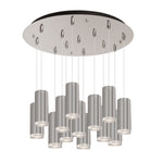 Cameo 24-in Brushed Nickel 13-Light Multi Pendant