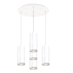 Cameo 14-in White 5-Light Multi Pendant