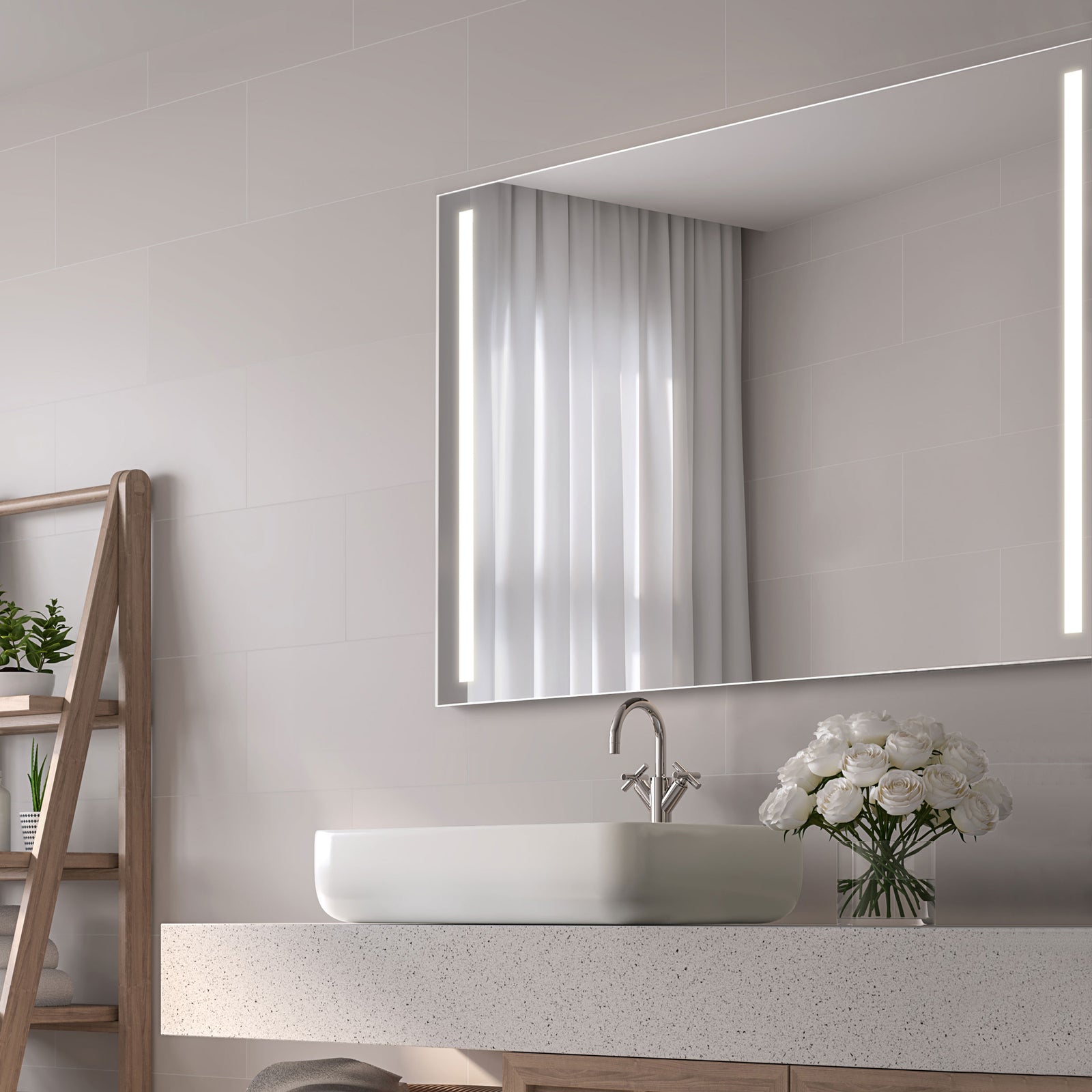 Electric Mirror Charisma 48" x 36" LED Lighted Mirror
