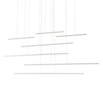 Chute Motion 70-in White LED Multi Pendant