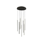 Chute 19-in Black LED Multi Pendant