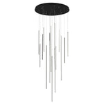 Chute 31-in Black LED Multi Pendant