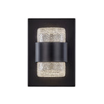 Copenhagen 8-in Black LED Exterior Wall Sconce