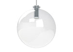 Sphere 12" Clear Glass Pendant - PC Socket