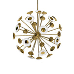 Dot 36" Chandelier - Etched Gold