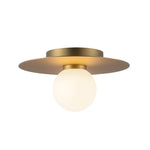 Elixir 10-in Brushed Gold LED Flush Mount