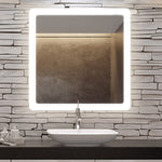 Espejo eléctrico Eyla de 36" x 36" con luz LED