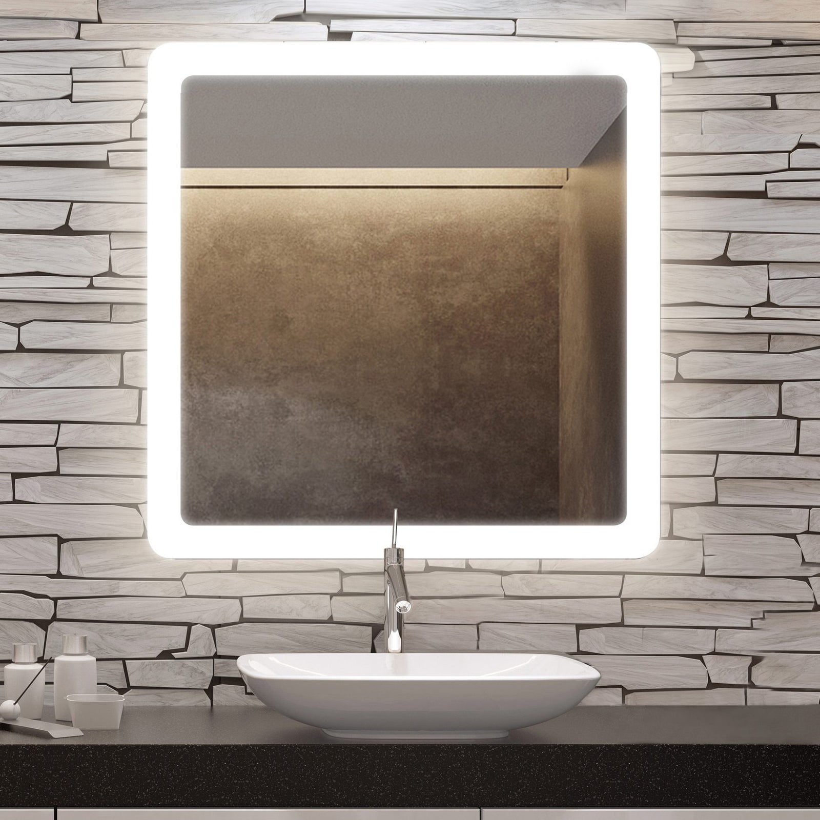 Electric Mirror Eyla 36" x 36" LED Lighted Mirror