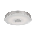 Parker 20-in Brushed NIckel LED Flush Mount