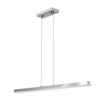 Float 48" Suspended Linear Pendant - Satin Nickel