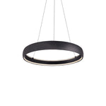 Halo 35-in Black LED Pendant