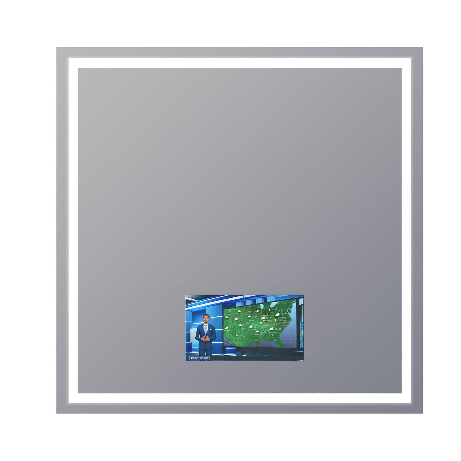 Electric Mirror Integrity 42" x 42" LED Lighted Mirror with 15" HDTV