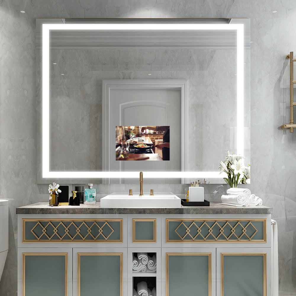 Electric Mirror Integrity 54" x 42" LED Lighted Mirror with 15.6" HDTV