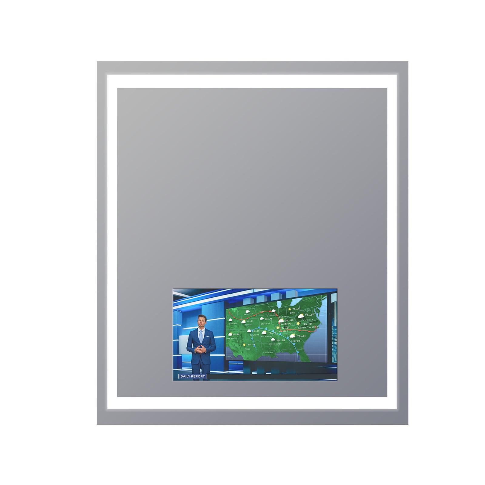 Electric Mirror Integrity 36" x 42" LED 조명 거울, 21.5" HDTV