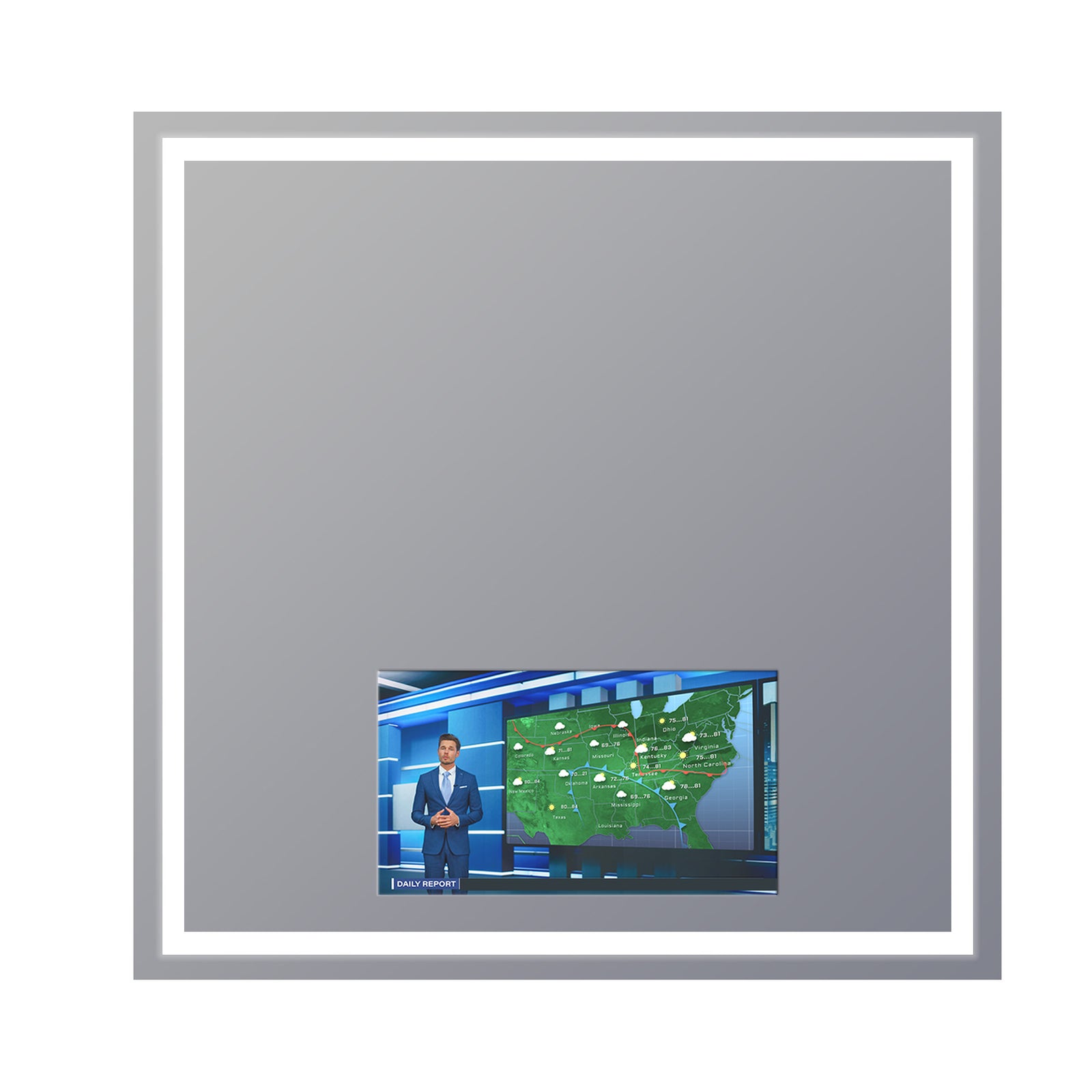 Electric Mirror Integrity 42" x 42" LED Lighted Mirror with 21.5" HDTV