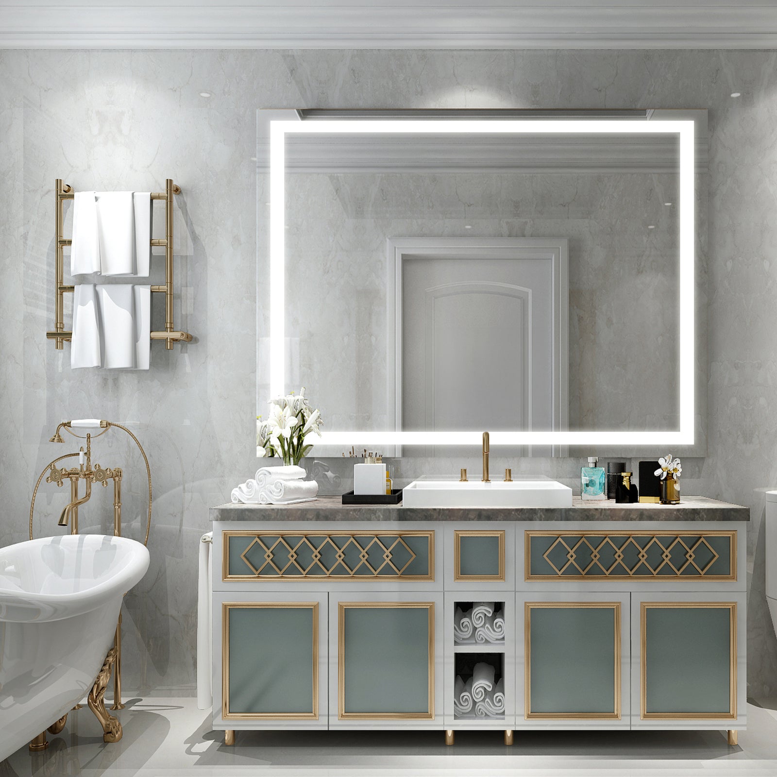 Electric Mirror Integrity 54" x 42" LED Lighted Mirror