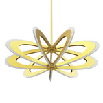Iridium 27" Pendant - Etched Gold