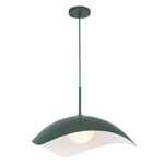 Kirby 22-in Pine Green Socket Pendant