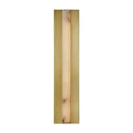 Kismet 23-in Vintage Brass/Alabaster LED Wall/Vanity