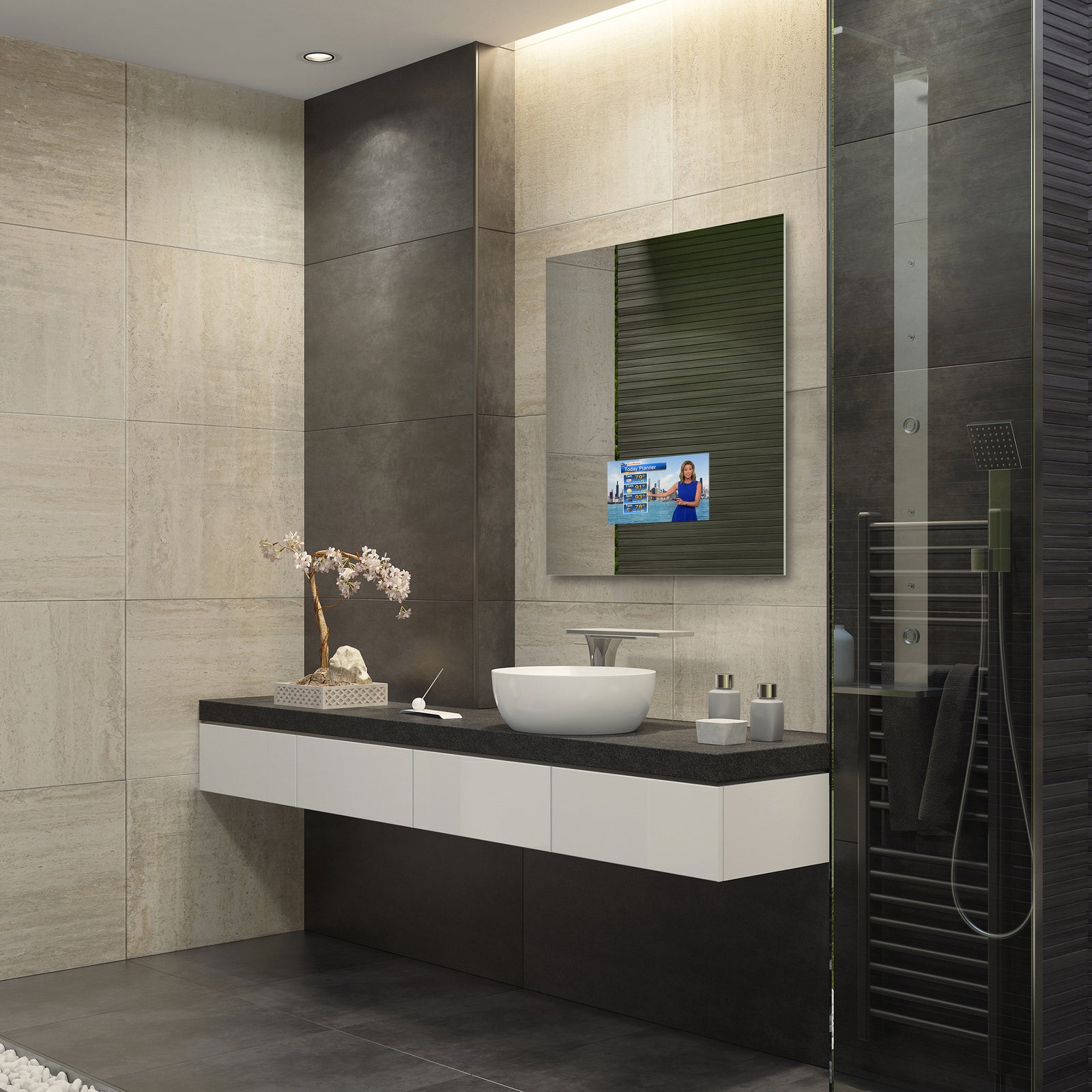Electric Mirror Loft 30" x 40" Mirror TV with 15.6" LED HDTV