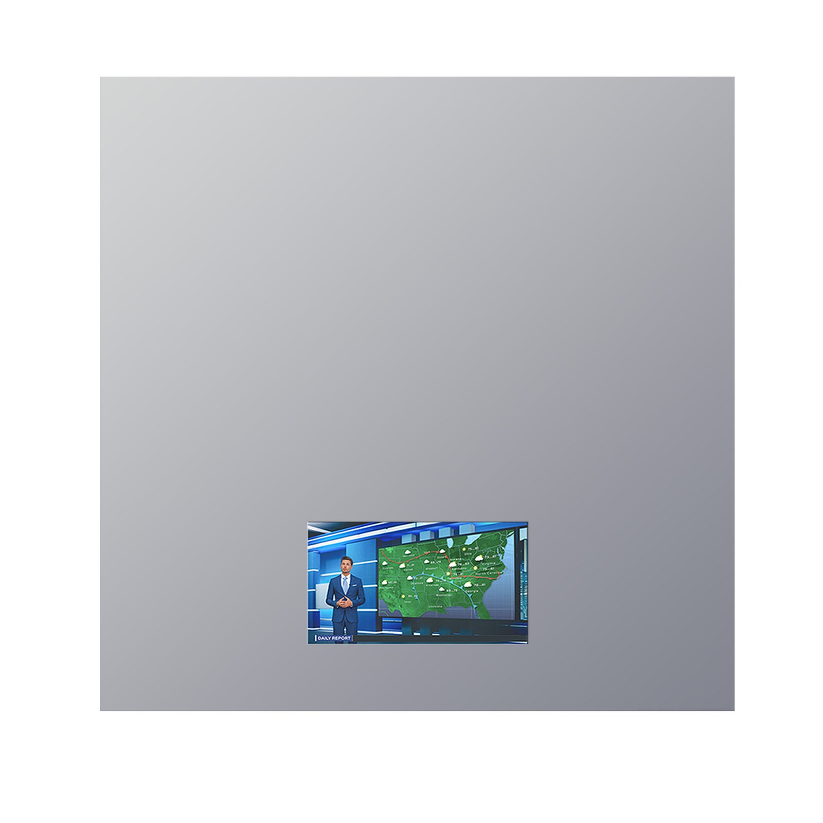 Electric Mirror Loft 40" x 40" Mirror TV with 15.6" LED HDTV