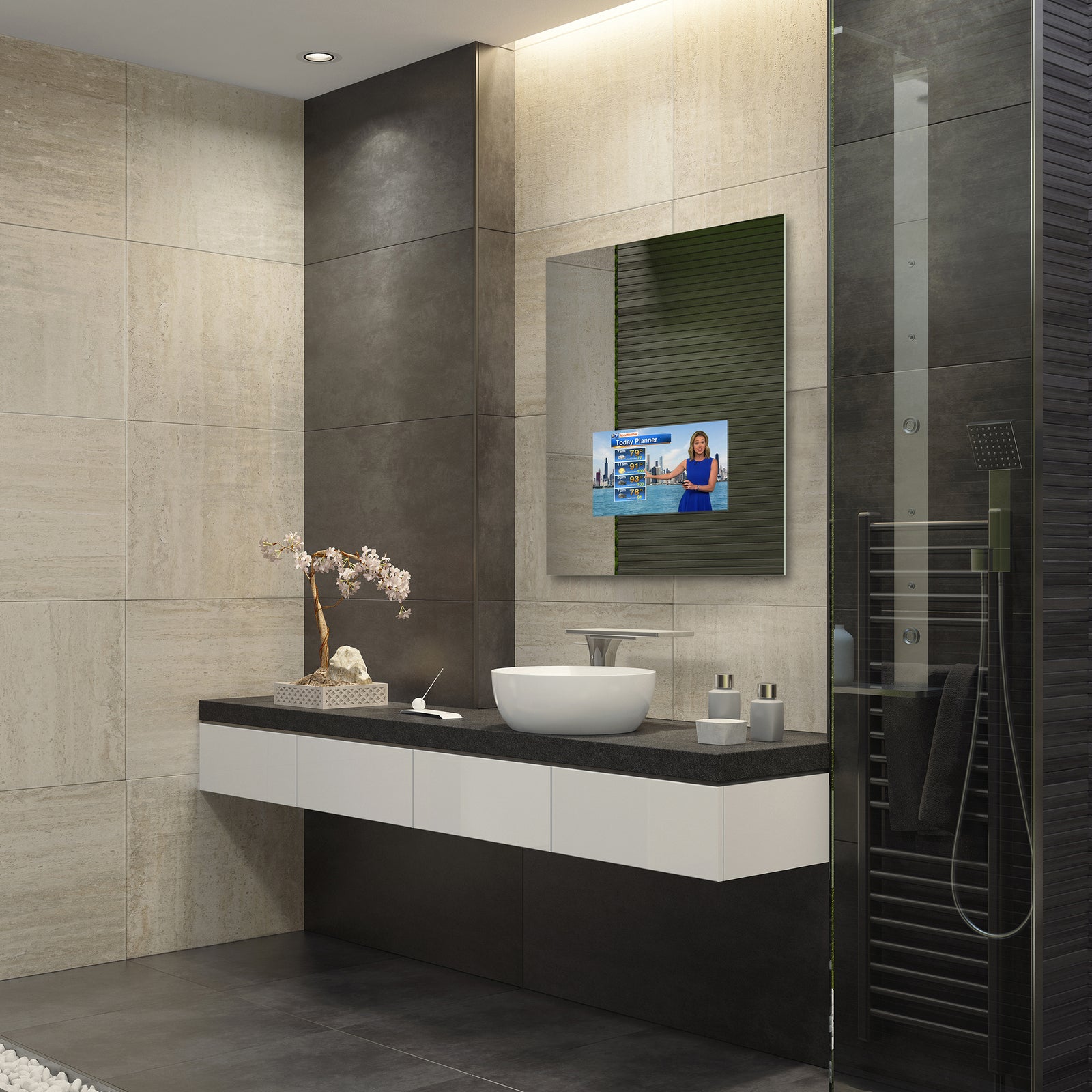 Electric Mirror Loft 30" x 40" Mirror TV with 21.5" LED HDTV