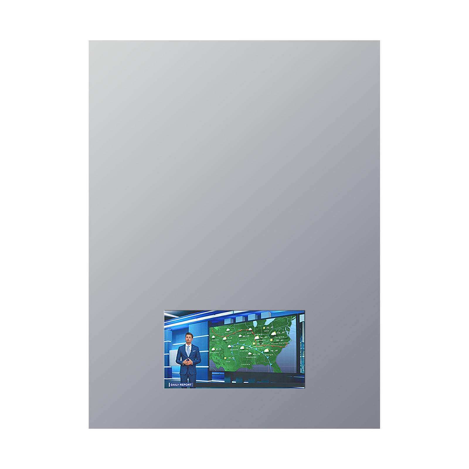 Electric Mirror Loft 30" x 40" Mirror TV with 21.5" LED HDTV