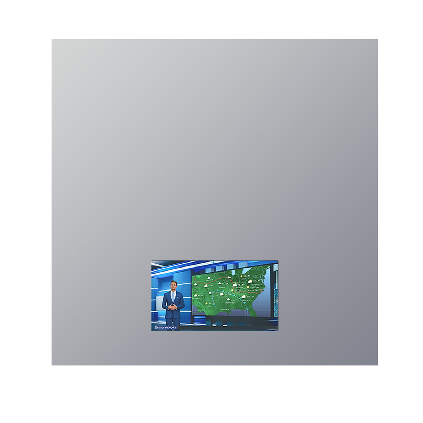 Electric Mirror Loft 40" x 40" Mirror TV with 21.5" LED HDTV