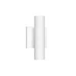 Lorna 9-in (2-in Dia.) 36 Degree Optic White LED Wall Sconce Up/Down Light