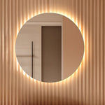 Espejo eléctrico Luna™ de 30" redondo con luz LED