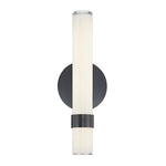 Madison 14-in Urban Bronze/Glossy Opal LED Wall/Vanity