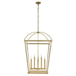Manor Vintage Brass 8 Lights Pendant