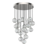 Marni 21-in Polished Nickel LED Multi Pendant