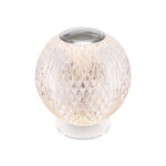 Marni 4-in Polished Nickel LED Table Lamp