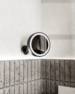 Blush™ Wall-Mount Makeup Mirror — Brushed Brass
