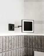 Elixir™ Wall-Mount Makeup Mirror — Brushed Brass