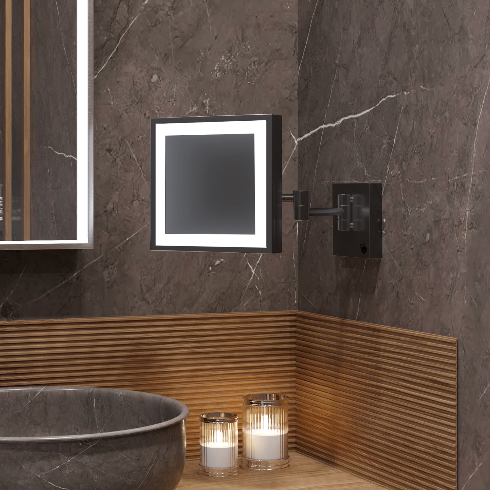 Electric Mirror Elixir™ Wall-Mounted LED Makeup Mirror