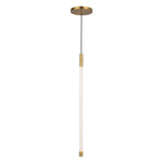 Motif 21-in Brushed Gold LED Pendant