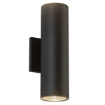 Nordic 12-in (3-in Dia.) Black LED Exterior Wall