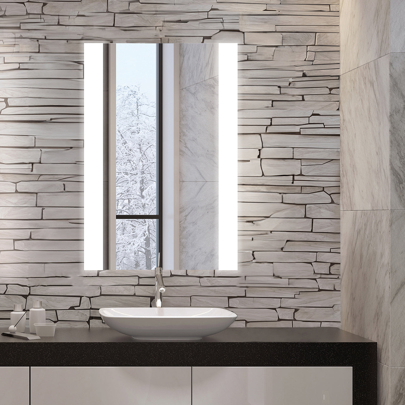 Electric Mirror Novo™ 24" x 36" LED Lighted Mirror