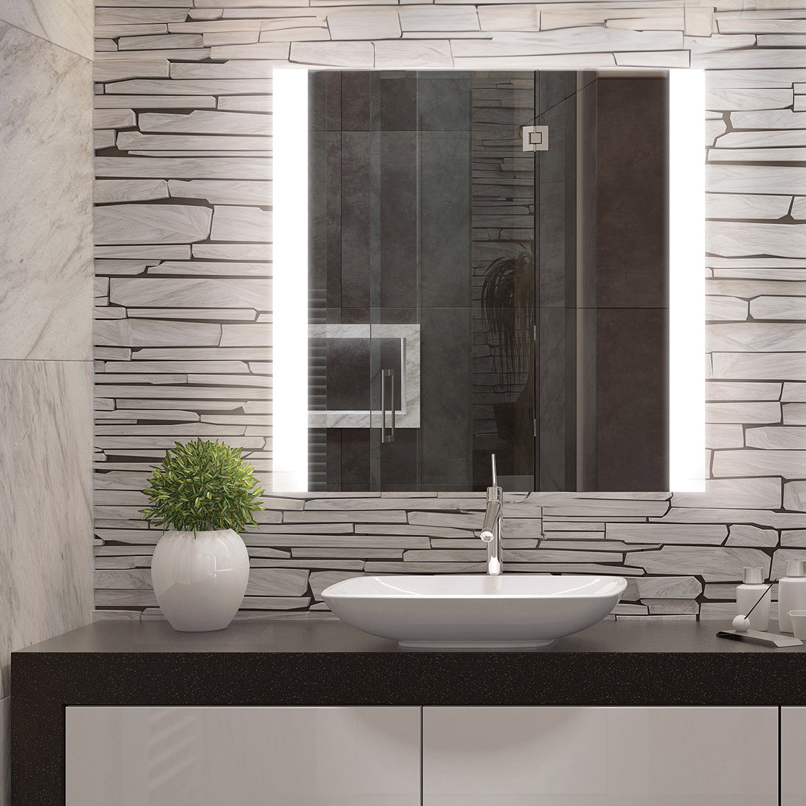 Electric Mirror Novo™ 36" x 36" LED Lighted Mirror