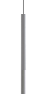 Novo Tall - Frosted Diffuser - Acrylic Single Pendant - Polished Chrome Socket
