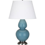 Steel Blue Double Gourd Table Lamp