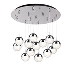 Pluto 24-in Chrome 13-Light Multi Pendant