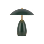 Poppy 9-in Pine Green LED Table Lamp